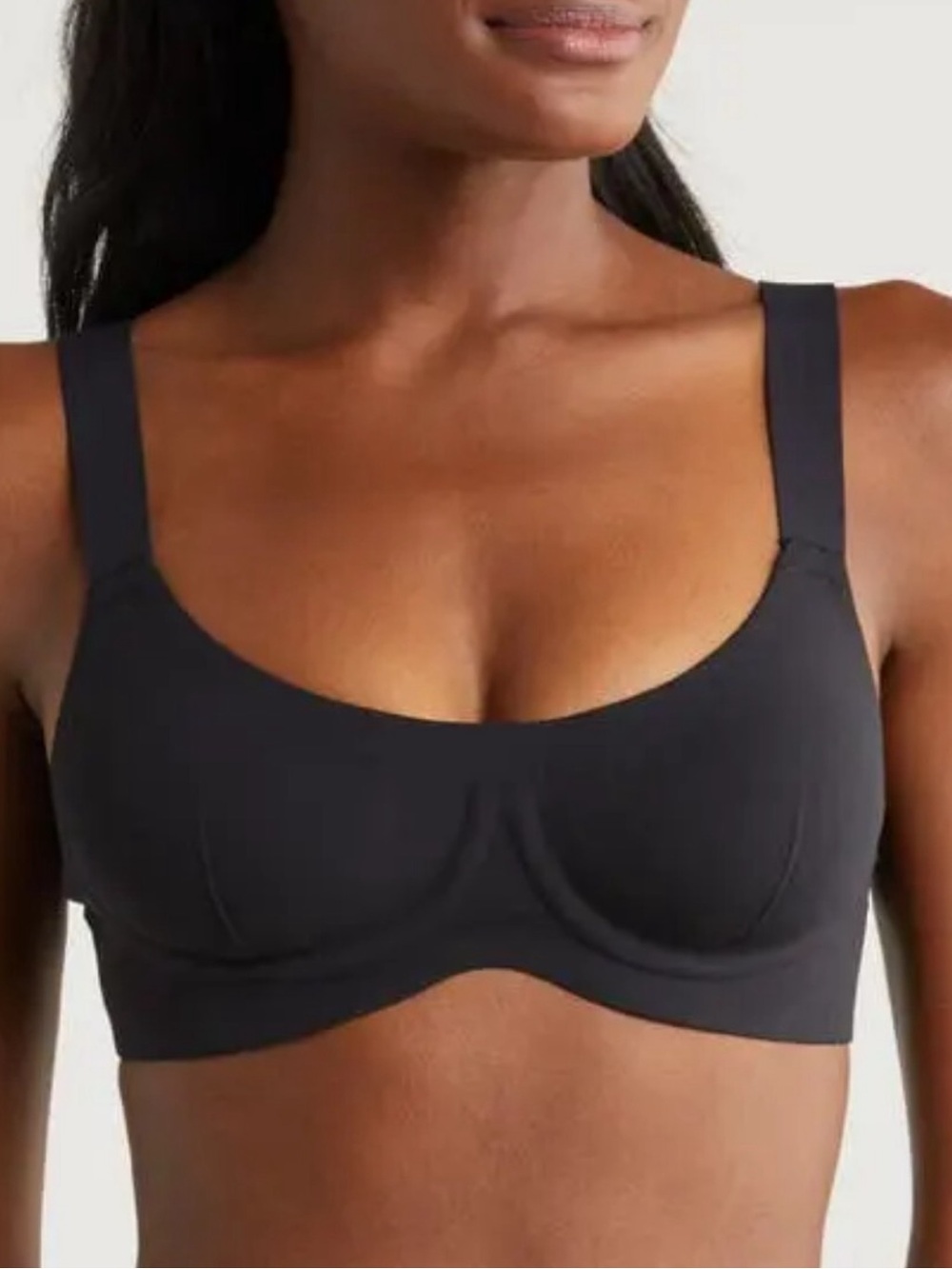 Intimately By Free People Bonded Underwire Bra In‎ Black Sz Medium